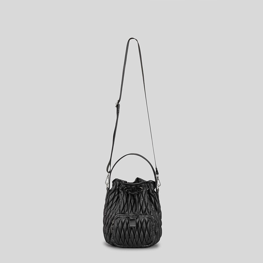 Puff Me Up Drawstring Crossbody Bag