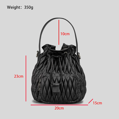 Puff Me Up Drawstring Crossbody Bag