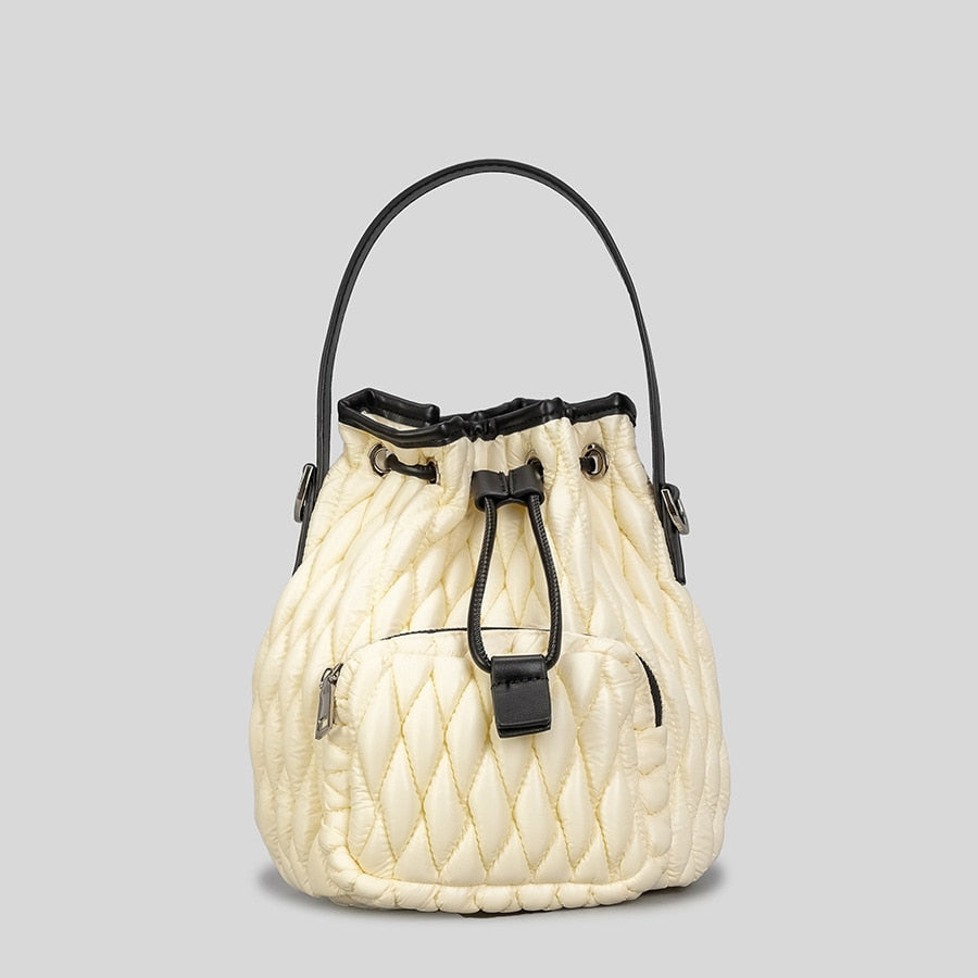 Puff Me Up Drawstring Crossbody Bag